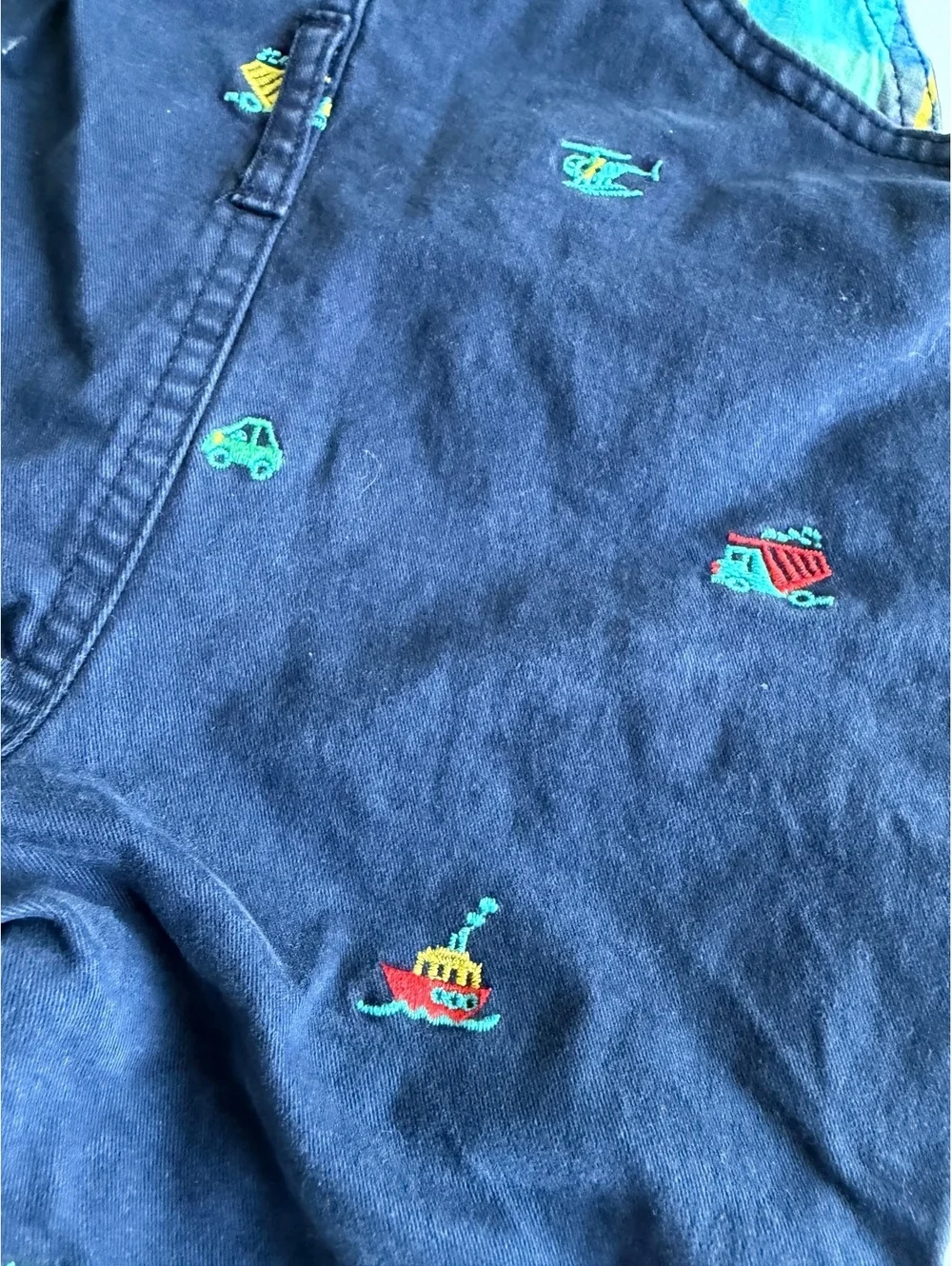 Gymboree Embroidered Vehicle Overalls